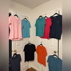 Polo Ralph Lauren - Men - Small - Bundle of 9 v-neck tees
